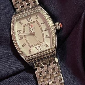 MICHELE
Releve Mother of Pearl Dial Diamond Steel Women's Watch